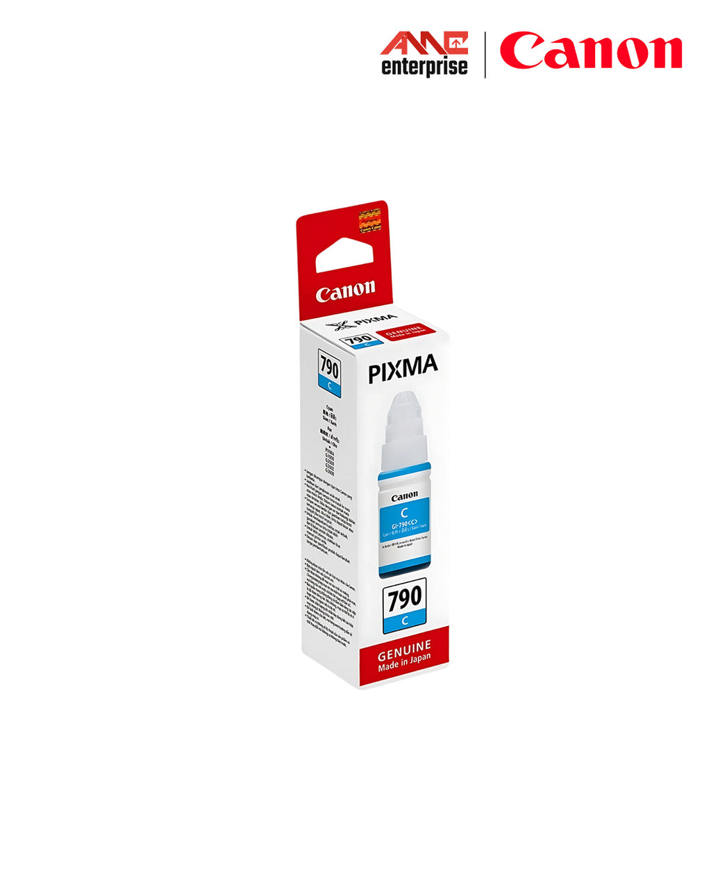 Genuine Original Ink Canon Pixma GI 790 [MAGENTA / CYAN / YELLOW]