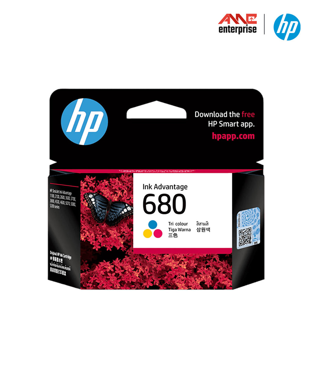 Genuine HP 680 Ink Advantage Cartridge (Tri-Colour)