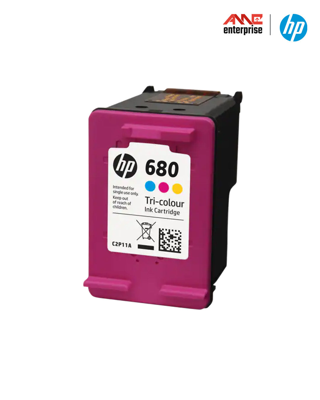 Genuine HP 680 Ink Advantage Cartridge (Tri-Colour)