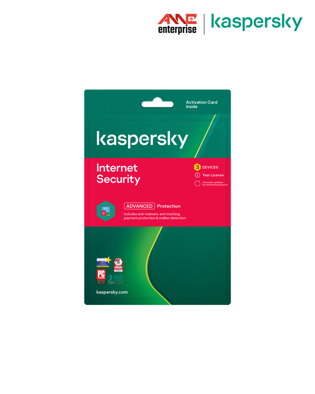 Kaspersky Internet Security 2023 (1 Year) [ 1 Device / 3 Device ]