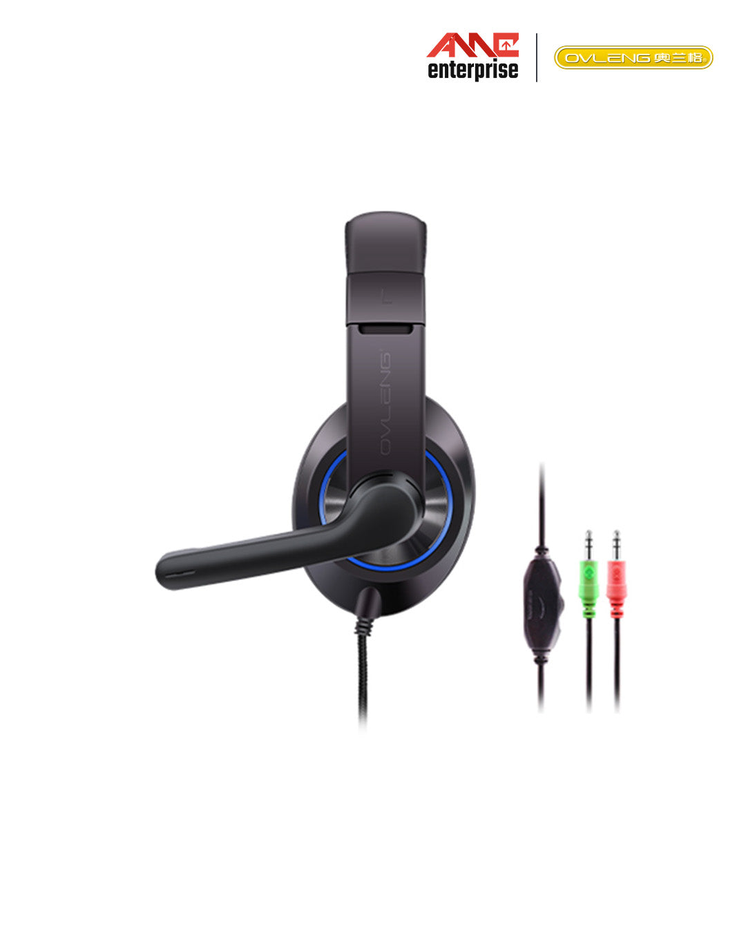 OVLENG Gaming Headphone X10 Series For PC Devices with 3.5mm jack