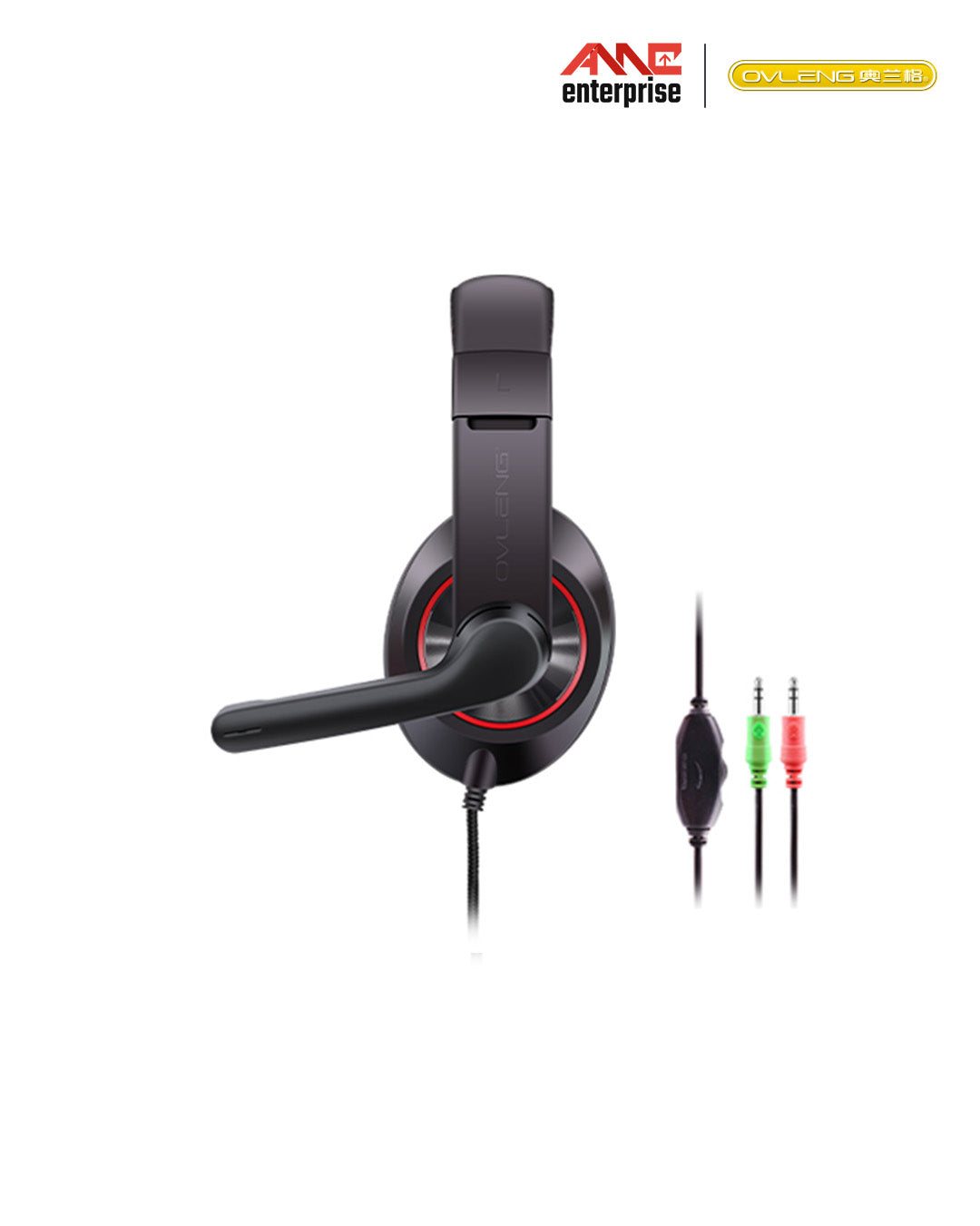 OVLENG Gaming Headphone X10 Series For PC Devices with 3.5mm jack