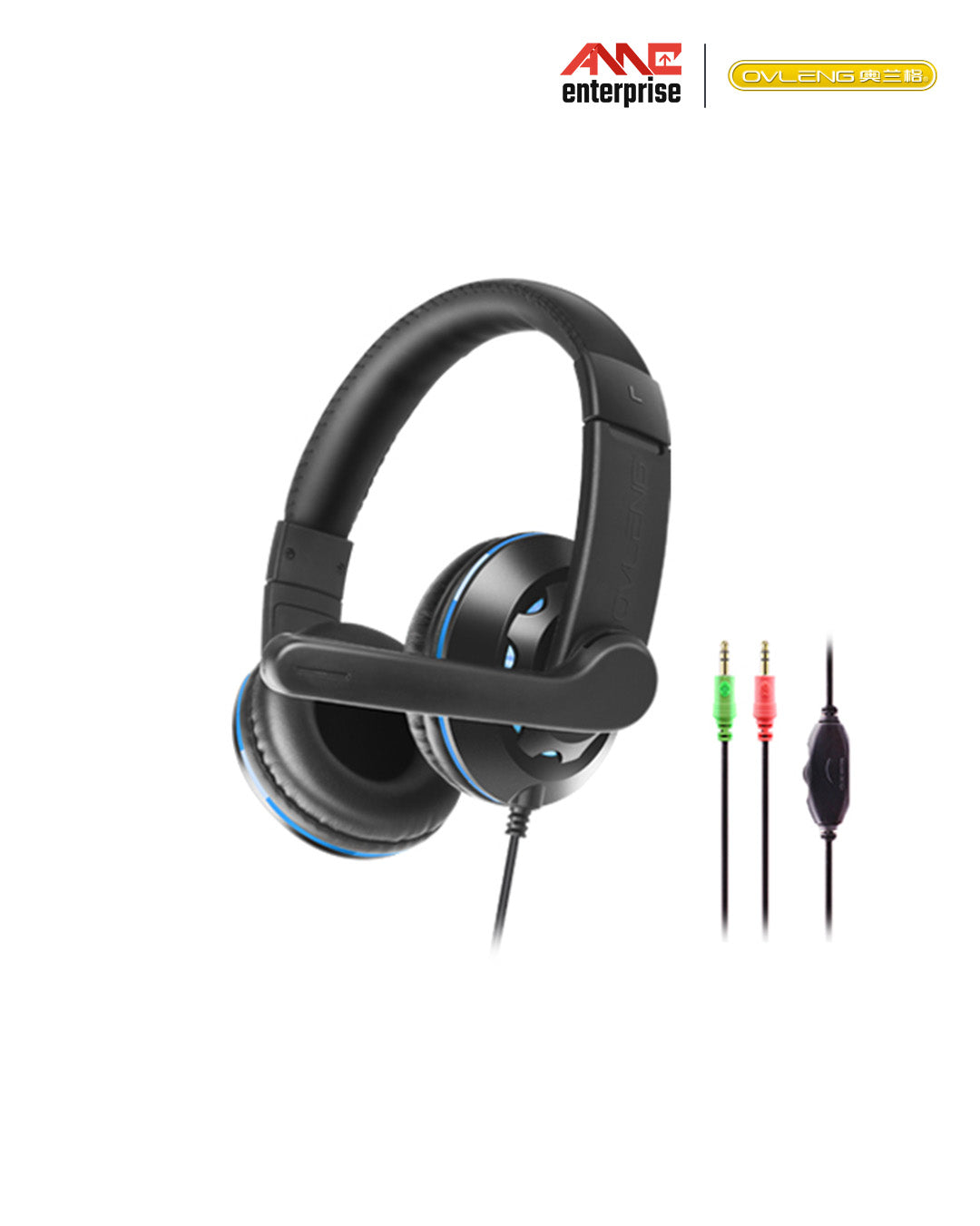 OVLENG Gaming Headphone X5 Series For PC Devices with 3.5mm jack