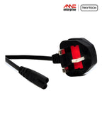 Tinytech 2 Hole Power Cord With Fuse For Laptop Printer