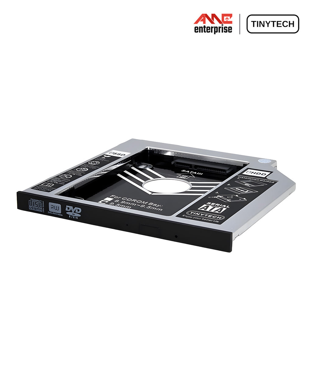Tinytech CDROM HDD/SSD Bracket