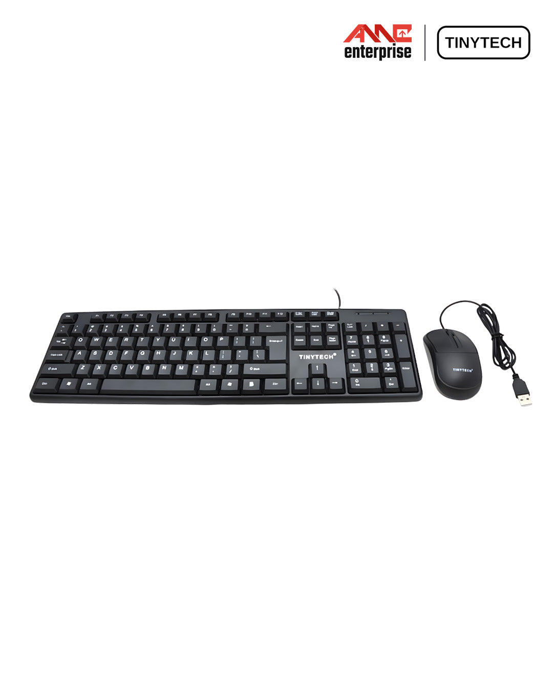 Tinytech KB-KM912/U Computer USB Keyboard & Mouse Combo Set