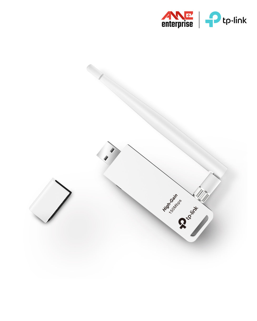 TP-Link 150Mbps High Gain Wireless USB Adapter TL-WN722N